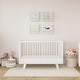 preview thumbnail 3 of 15, Signature Sleep Sweet Cuddles Deluxe 5" Dual Sided 2-in-1 Antimicrobial Crib & Toddler Bed Mattress, White Cloud