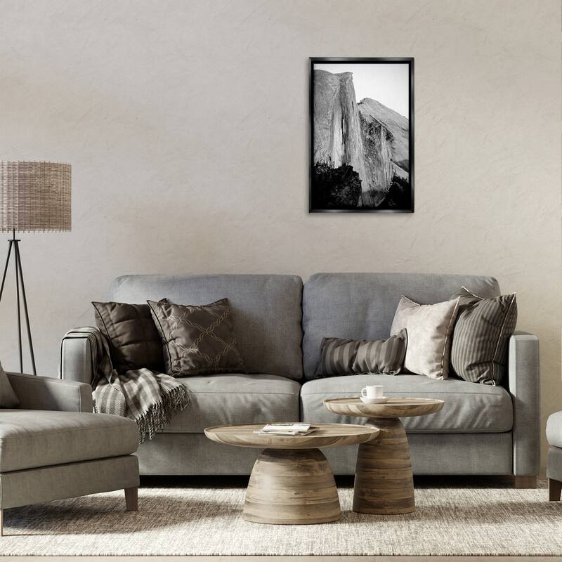 Stupell Towering Yosemite Cliff Framed Floater Canvas Wall Art Design By Gemma Bardot