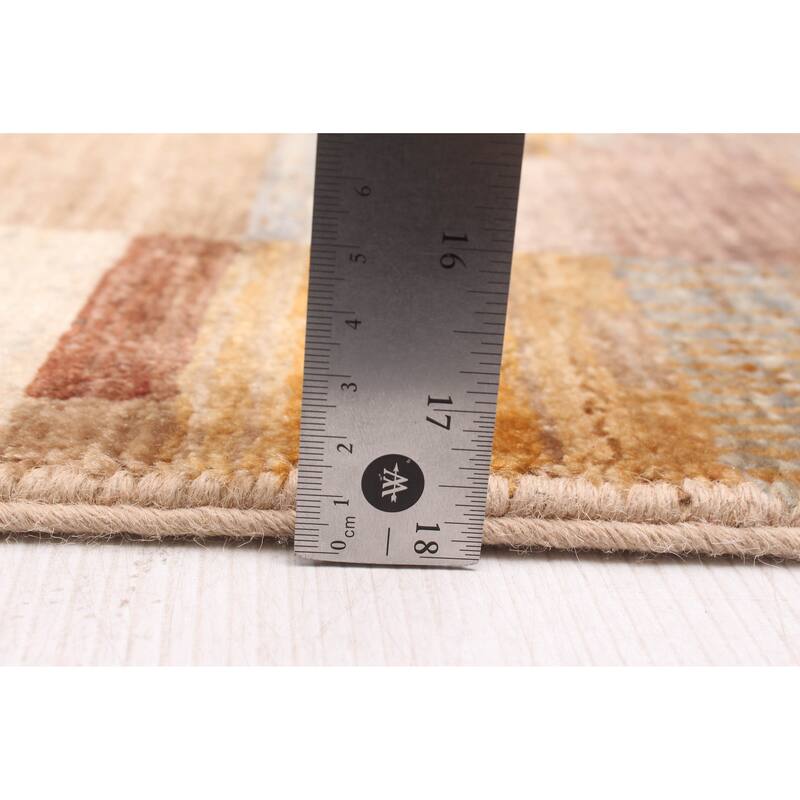 ECARPETGALLERY Hand-knotted Peshawar Ziegler Tan Wool Rug - 5'6 x 7'9