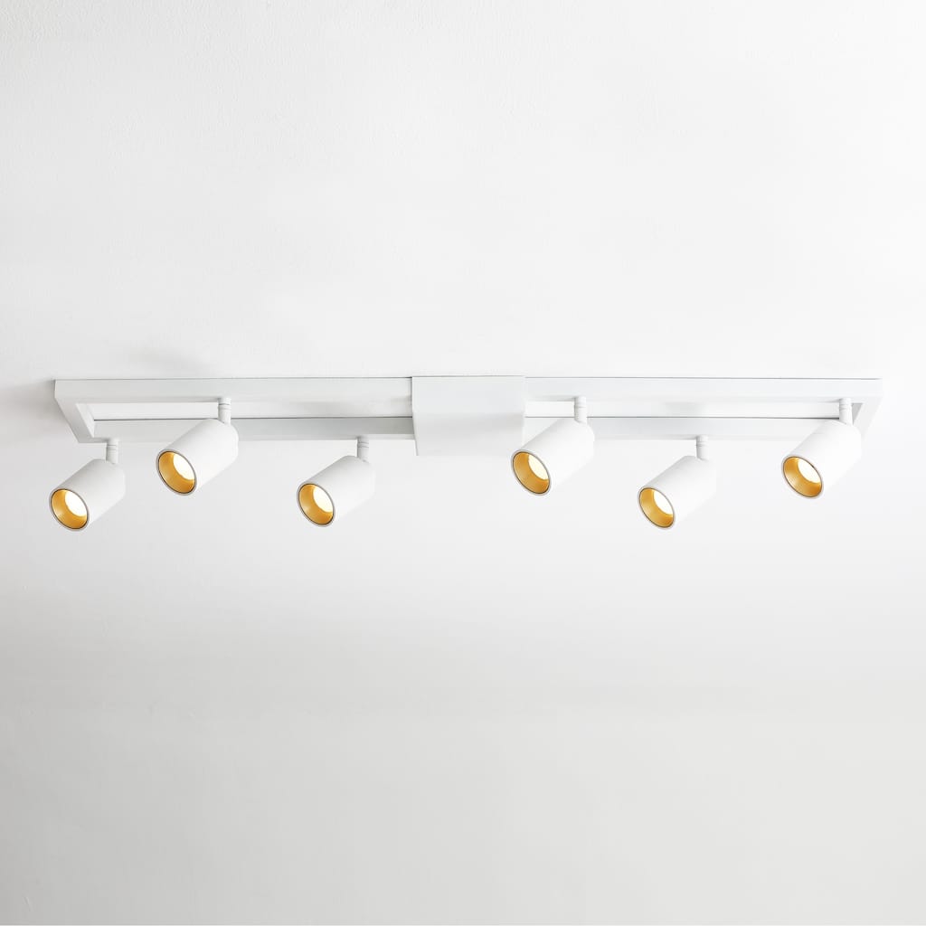 Vidalite 6 Bulb LED Sqaure Head Track - White
