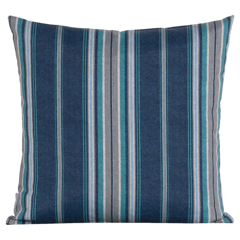 Siscovers Surfs Up Denim Solarium Indoor/Outdoor Throw Pillow