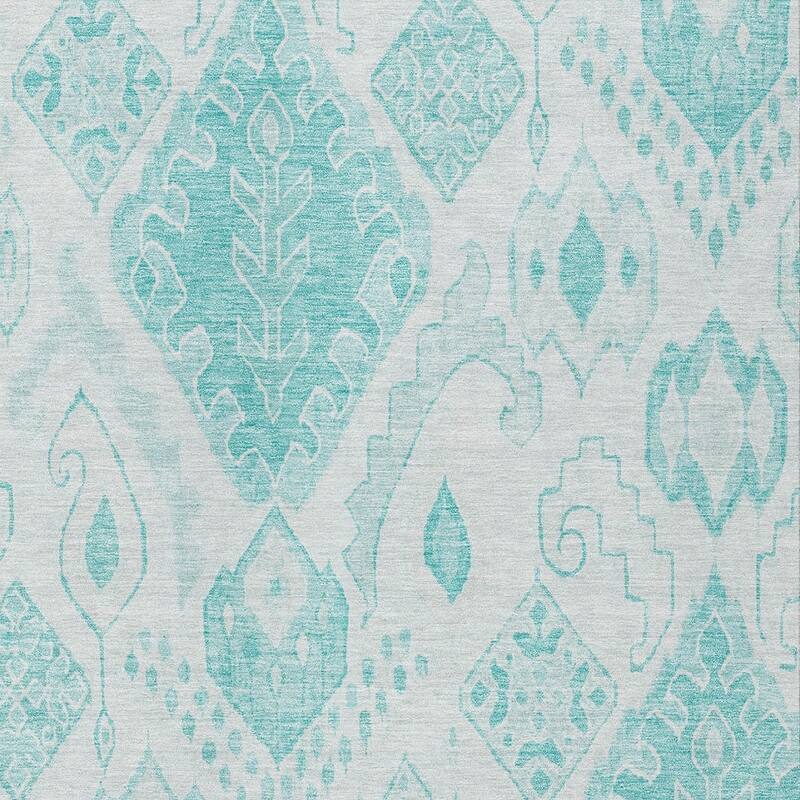 HomeRoots Moroccan Transitional Rectangle Outdoor Rug