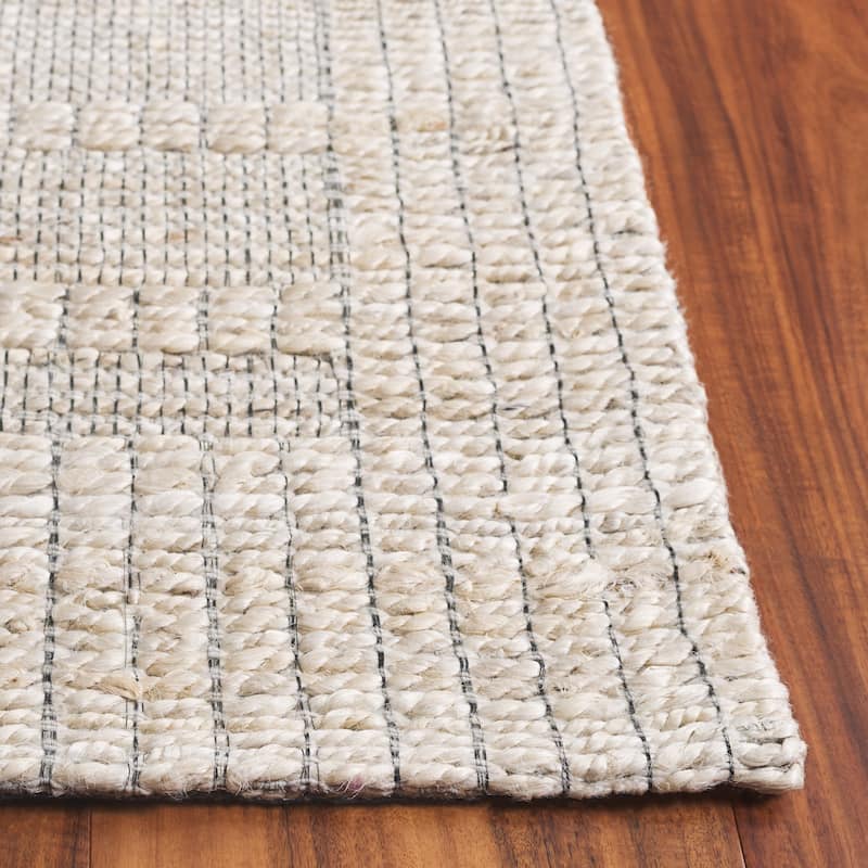 SAFAVIEH Flatweave Natural Giannetta Fiber Farmhouse Hemp Rug