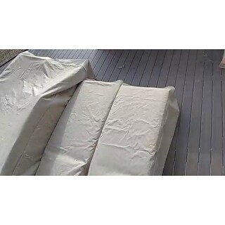 Shield Outdoor Waterproof Fabric Chat Set Patio Cover by Christopher Knight Home