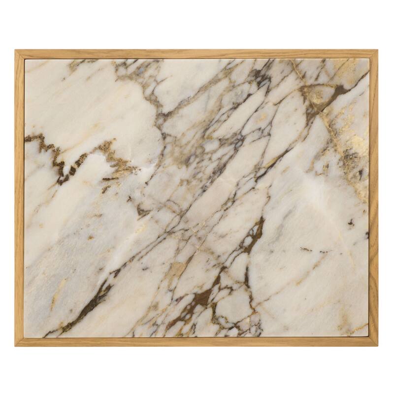 SAFAVIEH Couture Shayrina Marble Accent Table - 22"W x 18"D x 23"H