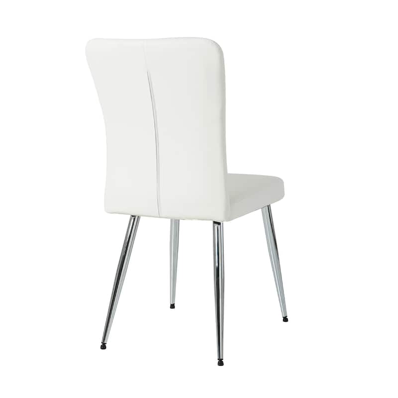Modern Dining Chair with Metal Chair Legs (Set Of 4)