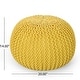 preview thumbnail 15 of 62, Moro Handcrafted Modern Cotton Pouf by Christopher Knight Home