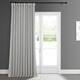 Exclusive Fabrics Faux Linen Extra Wide Room Darkening Curtain Panel