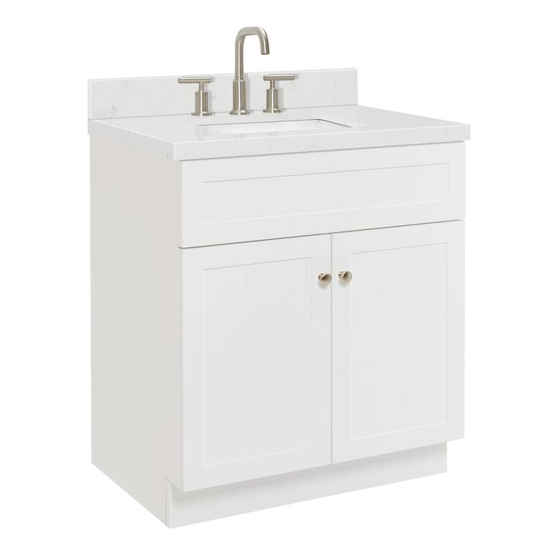Ariel F030SCQRVO Hamlet 30" Free Standing Single Basin Vanity Set with