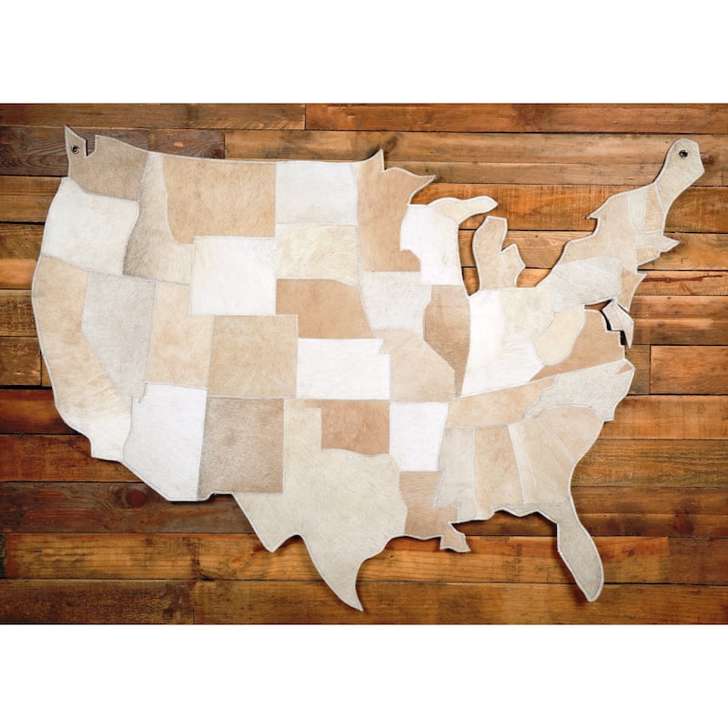 USA Leather Map