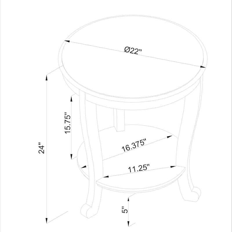 Sacha Round Side Table