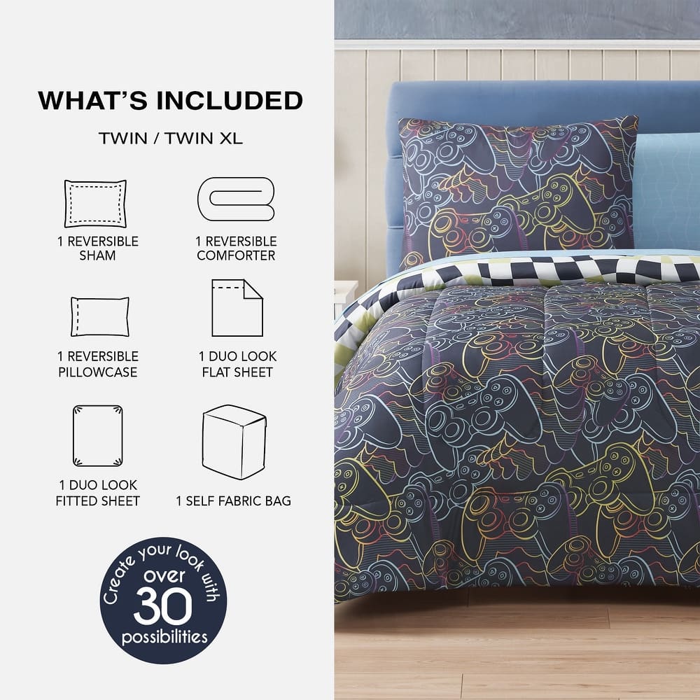 Gamer Juvenile Bed in a Bag