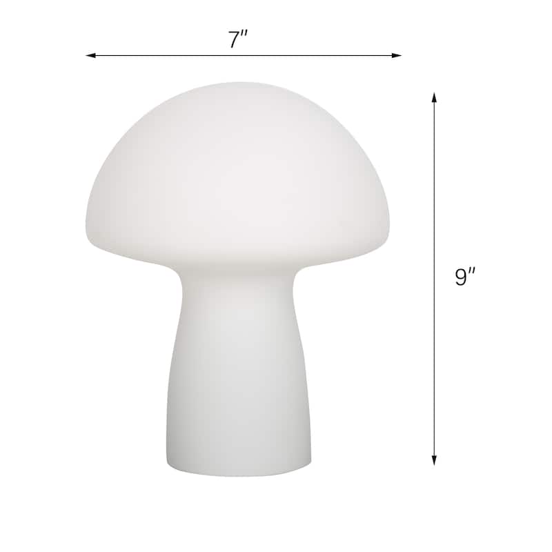 Modern Glass Mushroom Bedside Table Lamps