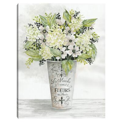 French Floral I by Cindy Jacobs Canvas Art Print