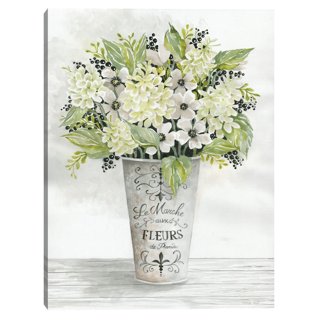 French Floral I by Cindy Jacobs Canvas Art Print