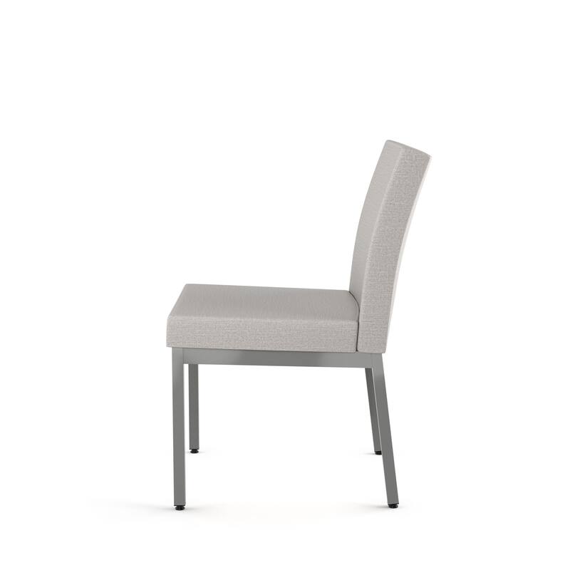 Amisco Perry Set of 2 Upholstered Dining Chairs with Metal Legs