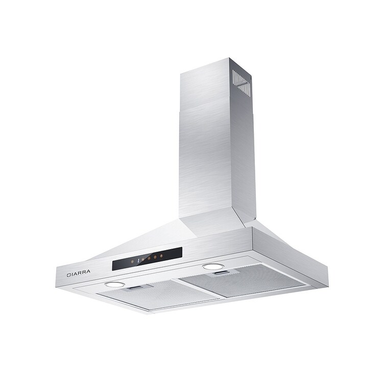 CIARRA 30 200 CFM Under Cabinet Convertible Range Hood in Stainless Steel  with LED Lights - Bed Bath & Beyond - 36552631