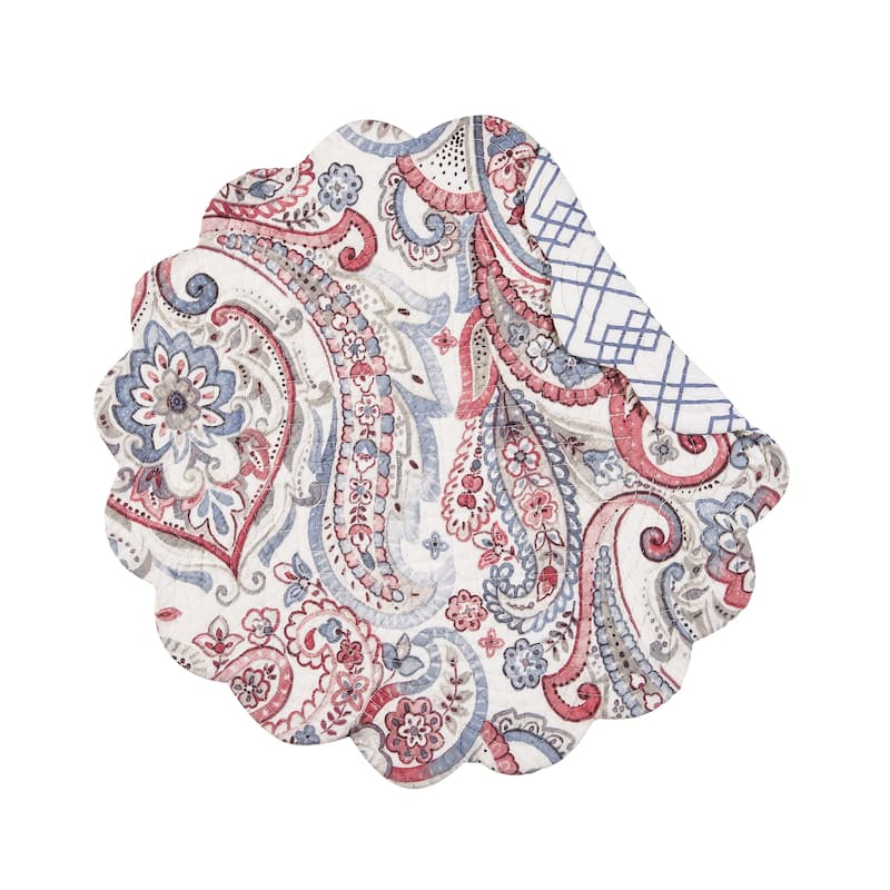 Claiborne Round Placemat Set of 6 - Set of 6