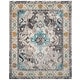 preview thumbnail 99 of 164, SAFAVIEH Monaco Lillie Boho Medallion Distressed Area Rug 10' x 14' - Grey/Light Blue