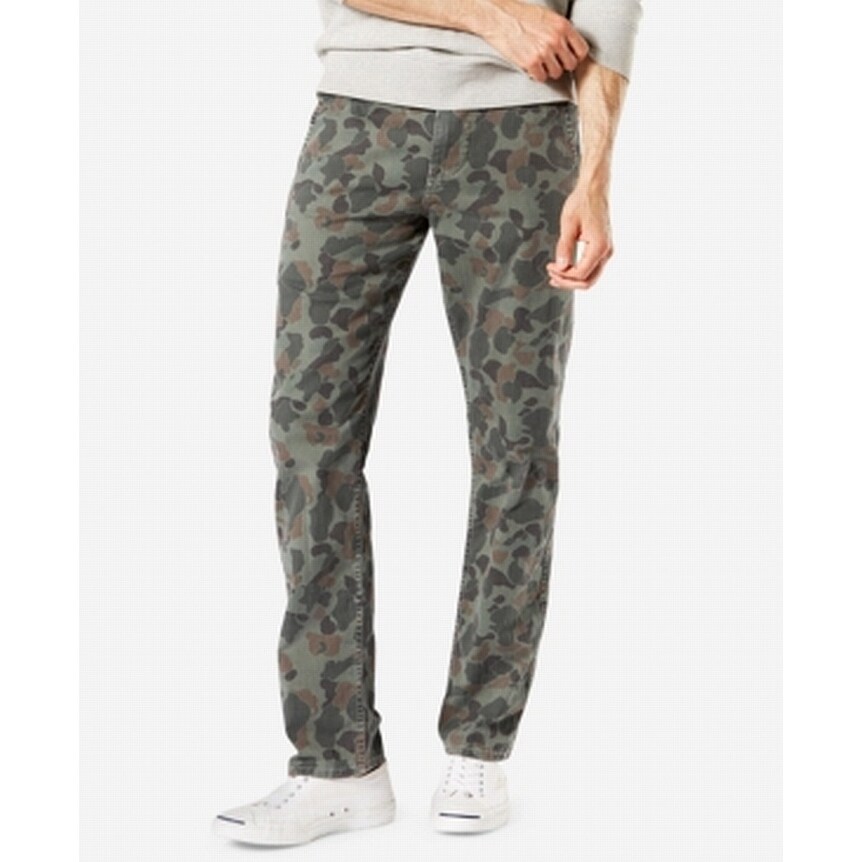 men's tapered camo pants