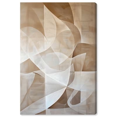 Art Remedy Scattered Thoughts Gallery Wrapped Abstract Shapes 1 Piece Canvas Wall Art
