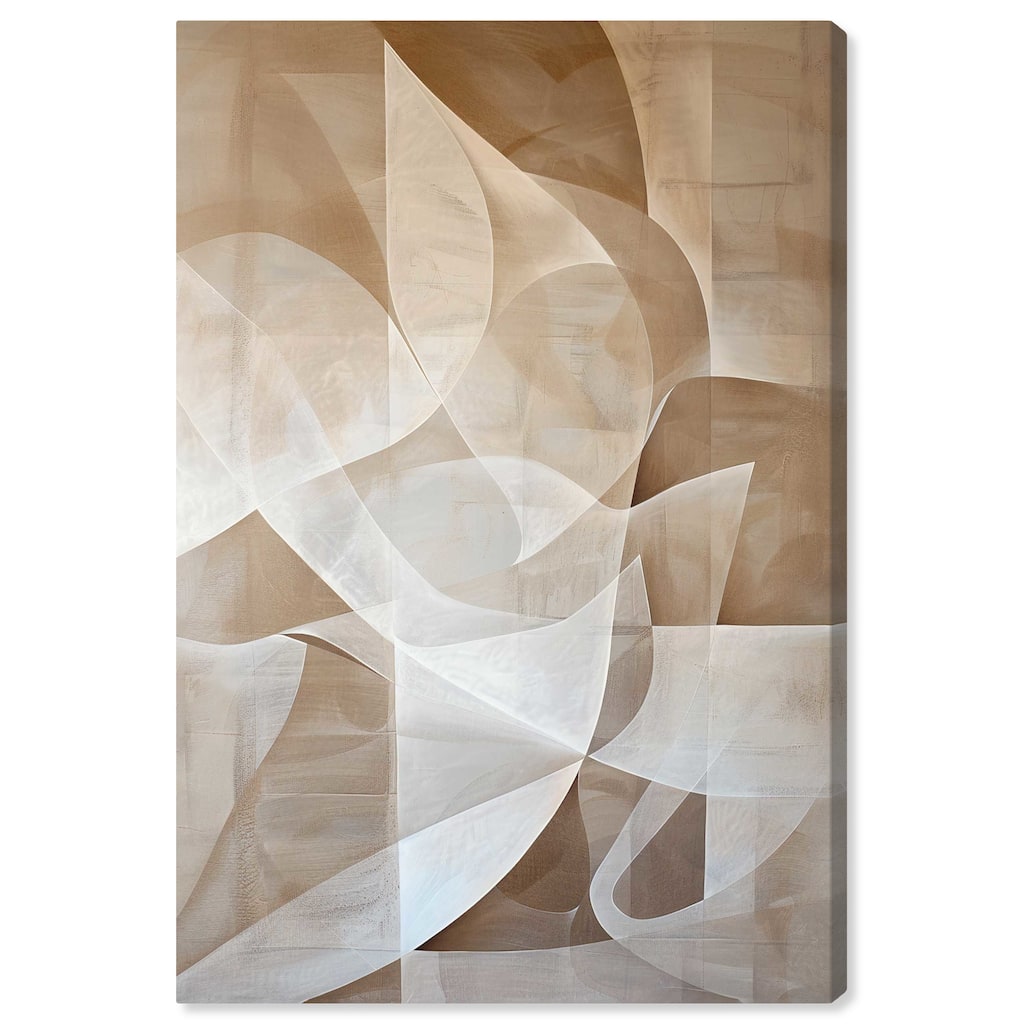 Art Remedy Scattered Thoughts Gallery Wrapped Abstract Shapes 1 Piece Canvas Wall Art