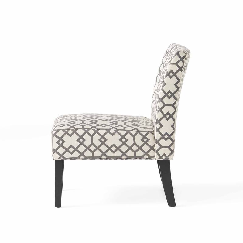 Kassi Contemporary Fabric Slipper Accent Chair by Christopher Knight Home - 22.50" L x 29.50" W x 32.00" H