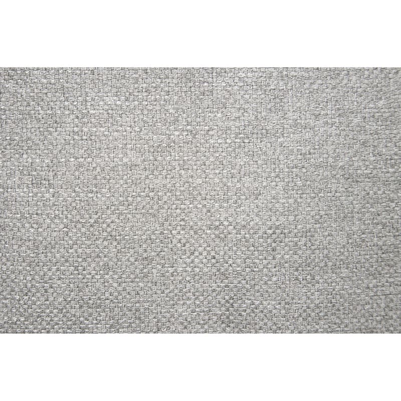 Rena 2pc Sofa and Loveseat Set, 2 Pillows, Light Gray Burlap Fabric