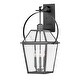 preview thumbnail 1 of 0, Hinkley Lighting Nouvelle 3 Light 31" Tall Outdoor Wall Sconce