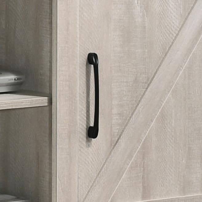 Salma 58" Wide TV Stand with 2 Open Shelves and 2 Cabinets