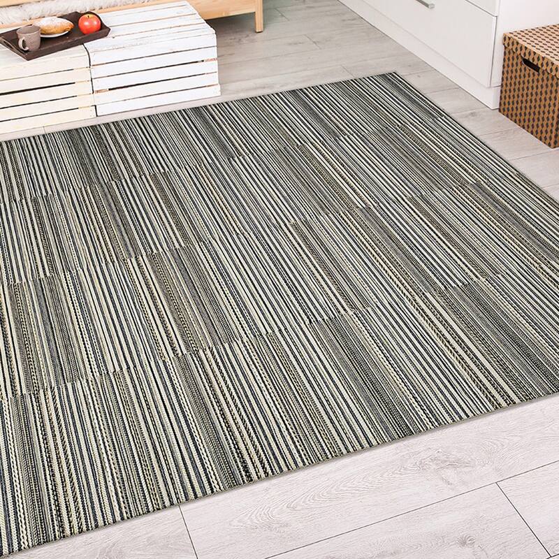 Vector Kennedy Indoor/ Outdoor Area Rug - 3'11" x 5'6" - Black/Gold