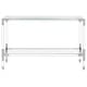 preview thumbnail 1 of 4, Safavieh Couture High Line Collection Arverne Acrylic Silver Console Table