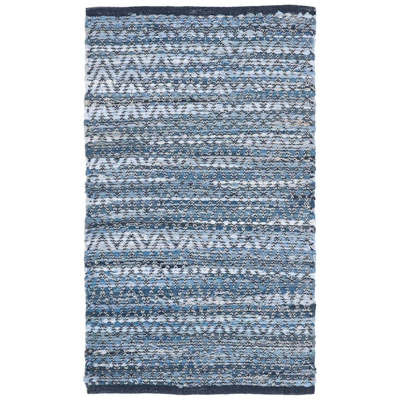 SAFAVIEH Handmade Montauk Diamond Sisal Casual Geometric Cotton Rug