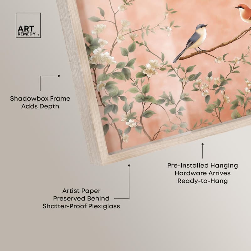 Perch in the Trees Shadowbox by Art Remedy
