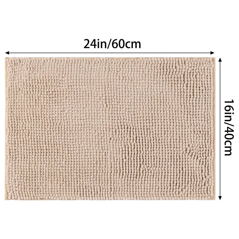 Bathroom Rugs, Soft Plush & Fluffy Bath Mats Non Slip Extra Thick Microfiber Bathroom Mat