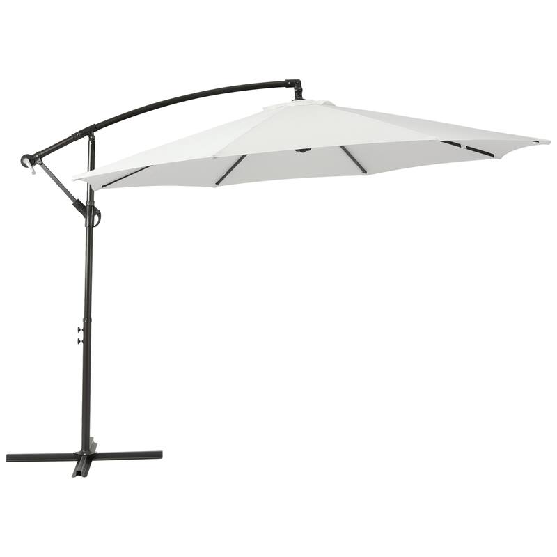 Weller 10-foot Offset Cantilever Hanging Patio Umbrella