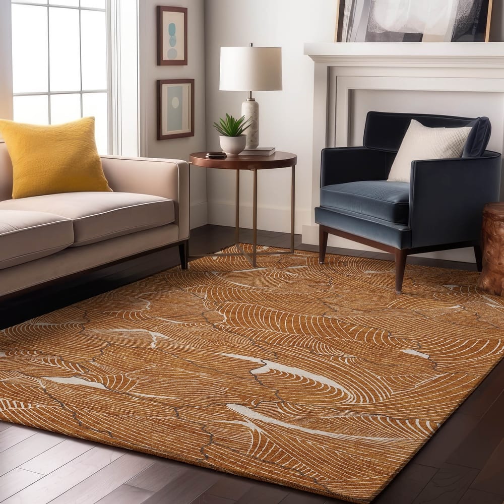Premium Washable Super Soft Contemporary Puzzle Mayfield Rug