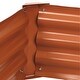 preview thumbnail 10 of 13, Sunnydaze Powder-Coated Steel Raised Garden Bed - 47-Inch Rectangle
