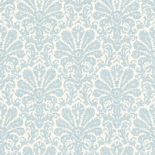 Shop Brewster Dlr54641 Seascape Blue Damask Wallpaper Blue Damask Overstock 13202245