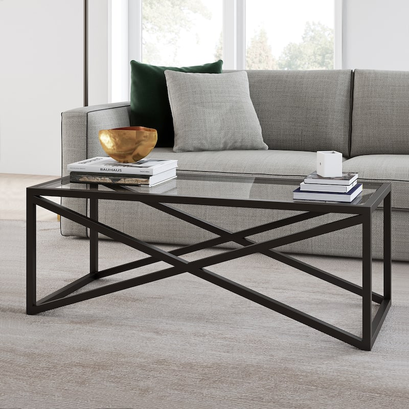 Calix 46" Wide Rectangular Coffee Table - 46" Wide
