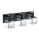 preview thumbnail 89 of 182, 2/3/4-Light Modern Bathroom Crystal Vanity Light Wall Sconces
