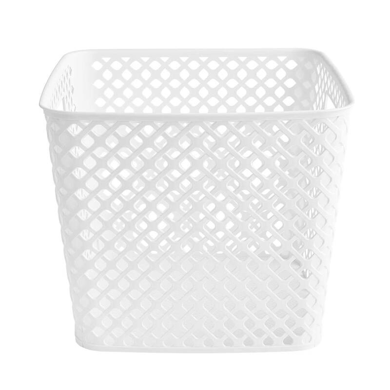 Decorative Cube Storage Basket, Set of 4