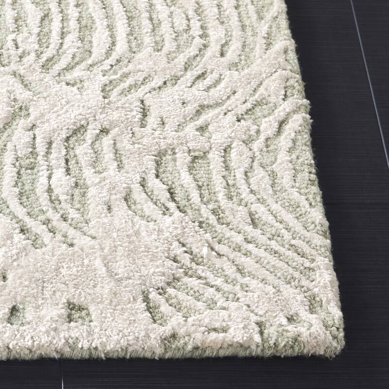SAFAVIEH Handmade Glamour Zauresh Modern Wool Rug