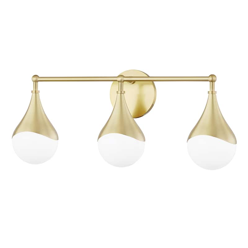 Mitzi by Hudson Valley Ariana LED Bath Bracket with Opal Glossy Glass