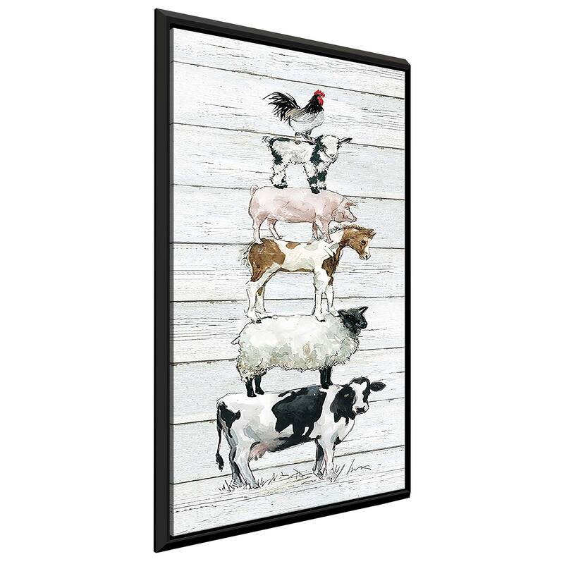 "Farm Stack" Print on Floating Canvas