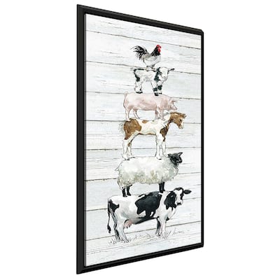 "Farm Stack" Print on Floating Canvas