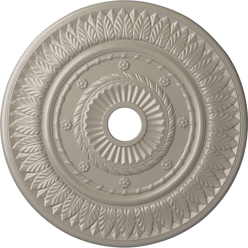 26 3/4"OD x 3 5/8"ID x 1 1/8"P Leaf Ceiling Medallion