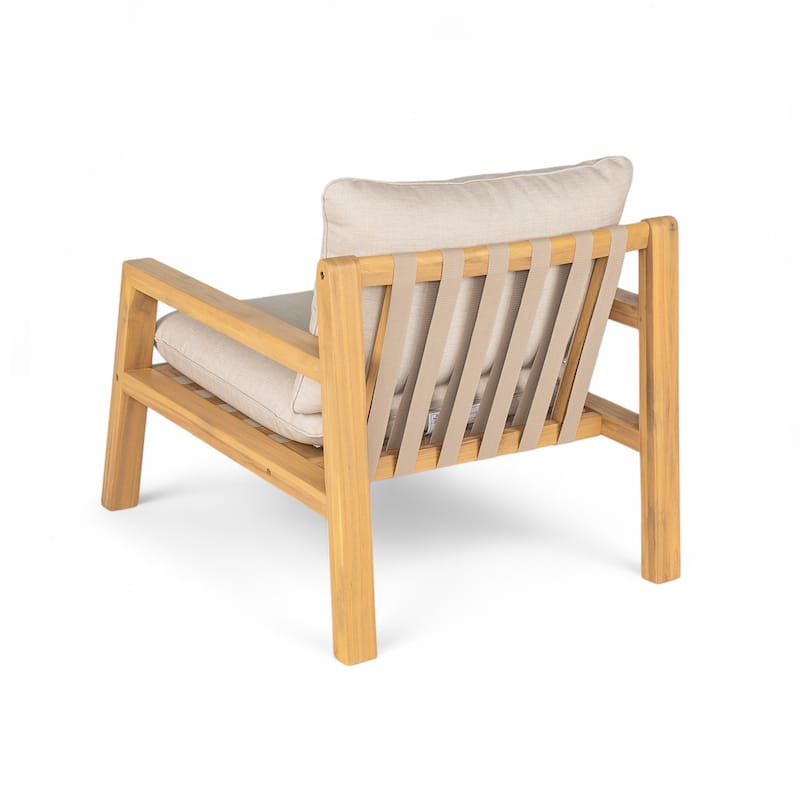 Christopher Knight Home- Ramsey Outdoor Acacia Wood Club Chair
