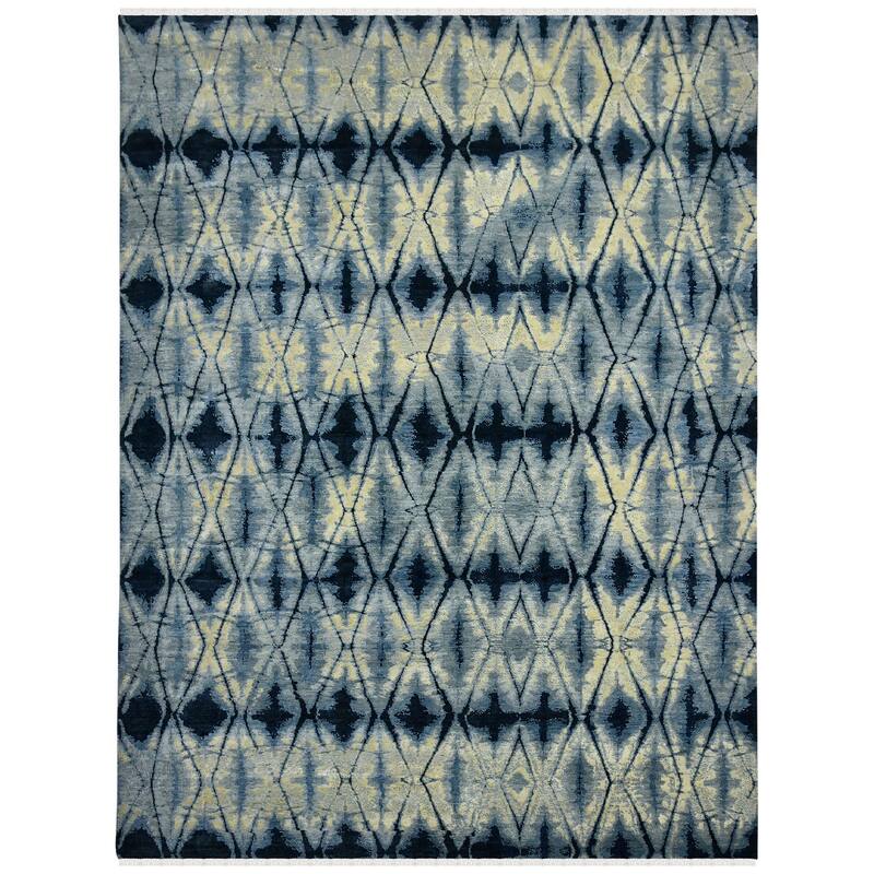 Hermitage Dessavie Modern & Contemporary Abstract Hand-Knotted Area Rug