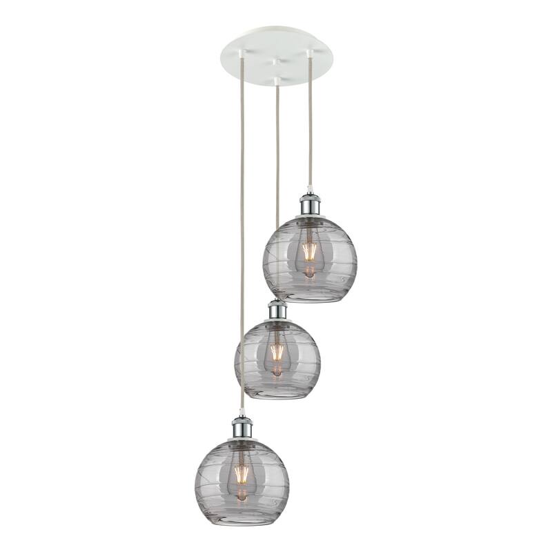 Innovations Lighting 113B-3P 30 15 Athens Deco Swirl Pendant Athens